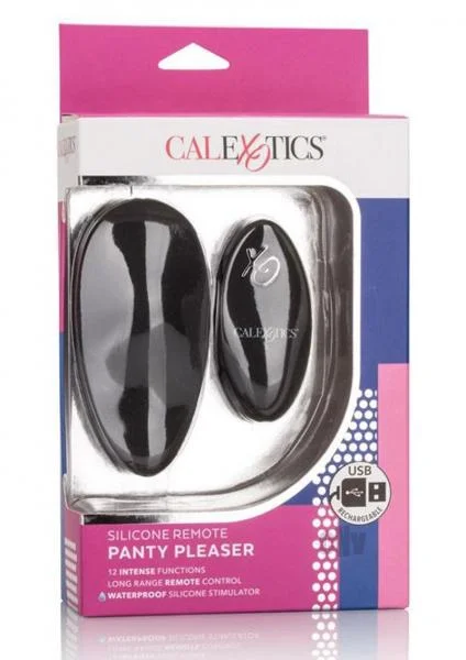 Silicone Remote Panty Pleaser - Black