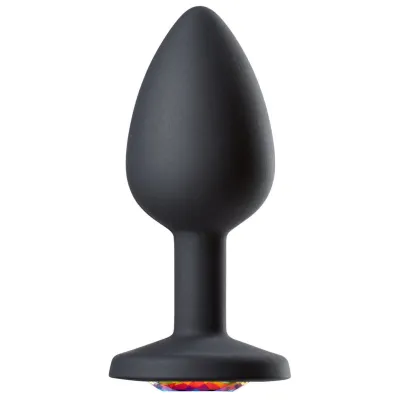 Cloud 9 Novelties Gems Jeweled Silicone Anal Plug Small