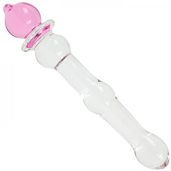 Beaded Glass Anal Slider - Have A G-Spot Or P-Spot Orgasm!