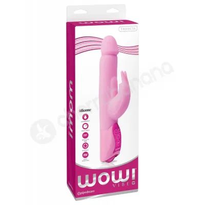 Wow Vibe Trifecta Pink Vibrator