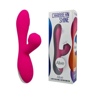 Caribbean Shine Pulsing Dual Stimulator Pink