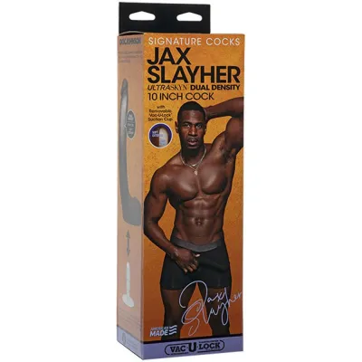 Signature Cocks Jax Slayher 10 Inch Ultraskyn Cock With Removable Vac U Lock Suction Cup