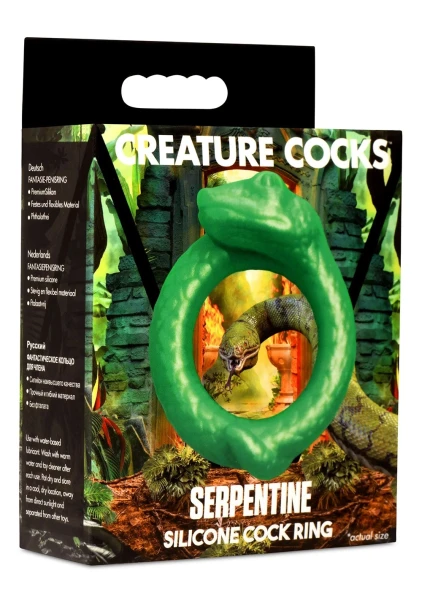 Serpentine Silicone Cock Ring