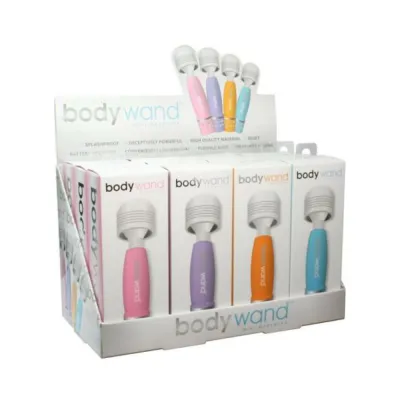 Bodywand Mini Massager 12 Piece Display Assorted Colors