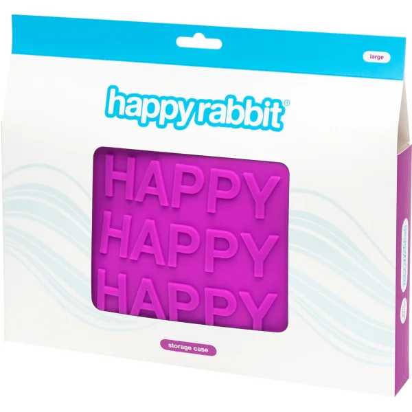 Happy Rabbit HAPPY Large Silicone Zip Storage Case 