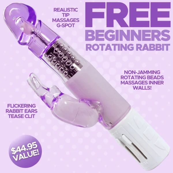 Beginner's Rotating G-Spot Massaging Rabbit Vibrator