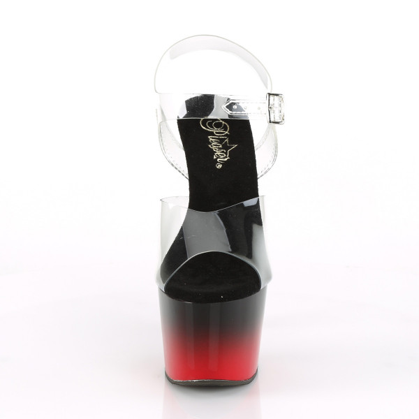 7 inches Heel, 2 3/4 inches PF Two Tone Ankle Strap Sandal — image 6 of 24