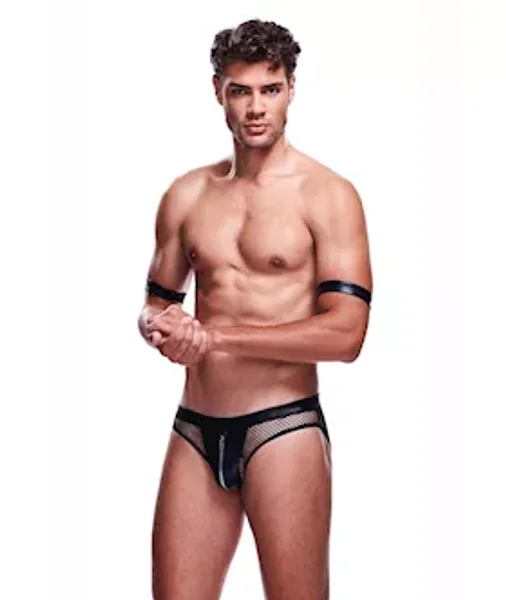 Envy 2 Piece Sexy Cop Set - Black - Medium/large — image 2 of 3