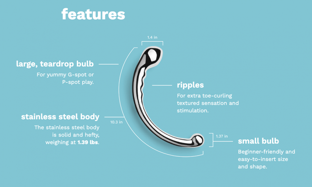 LE WAND HOOP Stainless Steel Dildo