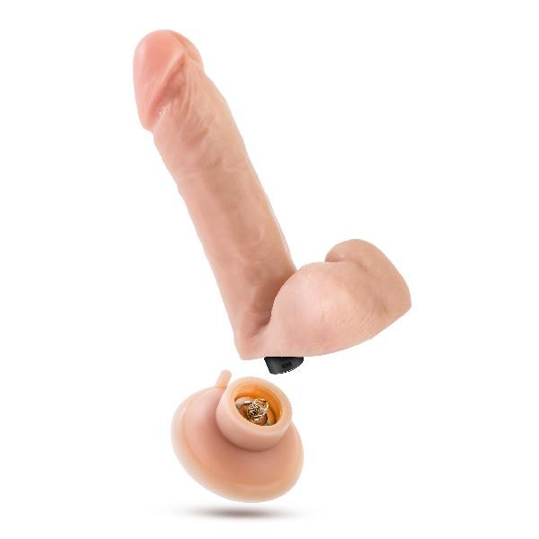 Silicone Willys 8in 10 Function Wireless Remote Silicone Dildo Vanilla