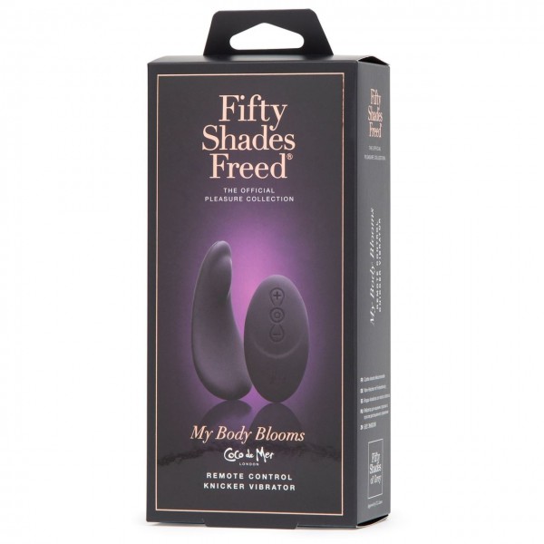 Fifty Shades Freed My Body Blooms Rechargeable Remote Control Knicker Vibrator