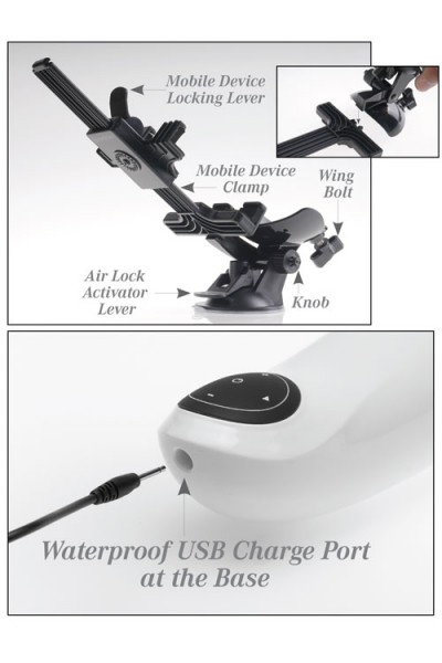 Pipedream Thrusting & Rotating Masturbator with Suction Base