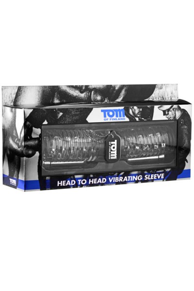 Tom of Finland 10.5" Head-to-Head Couple's Vibrating Masturbator