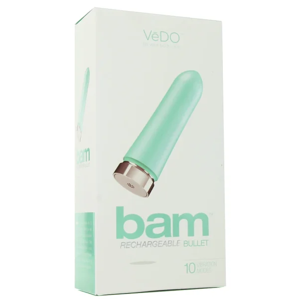 VeDO Bam 10-Mode Rechargeable Silicone Bullet Vibrator
