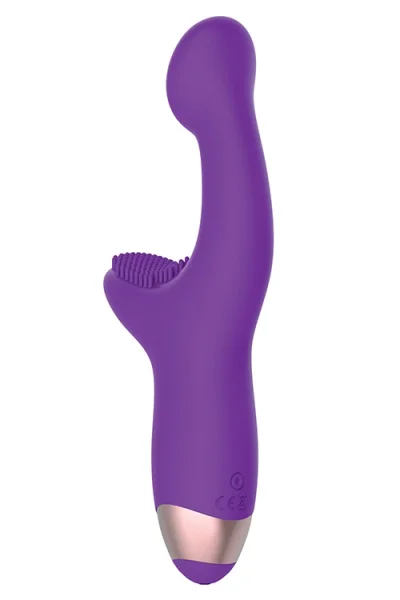 Adam and Eve 7.5" Rechargeable G-Spot Pleaser with Clitoral Nubs