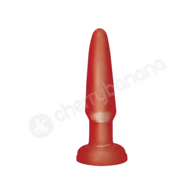 Basix Rubber Works Red Beginner s Butt Plug