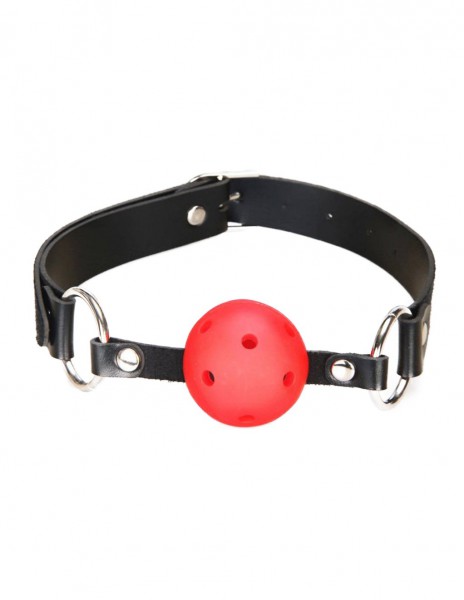 Hustler Fetish Breathable Ball Gag Red