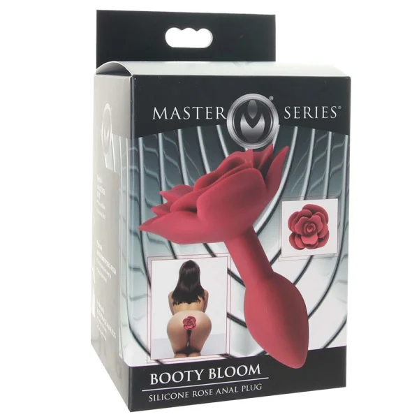 Master Series Booty Bloom Silicone Rose Anal Plug