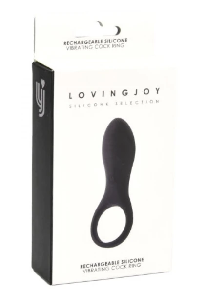 Loving Joy Rechargeable Silicone Vibrating Cock Ring