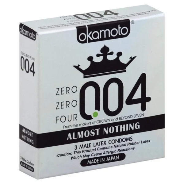 Okamoto 004 Zero Zero Four Ultra-Thin Condoms (IN-STOCK)