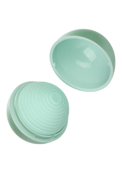 Opal Ripple Massager Rechargeable Waterproof Silicone Vibrator By CalExotics - Green