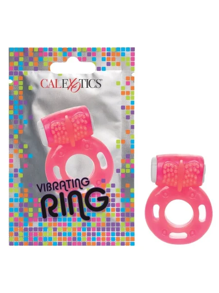 Foil Pack Vibrating Ring - Pink (Case Qty: 24) — image 4 of 6