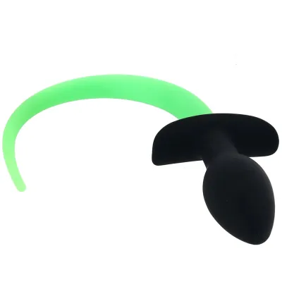 Ouch Glow In The Dark Puppy Tail Plug