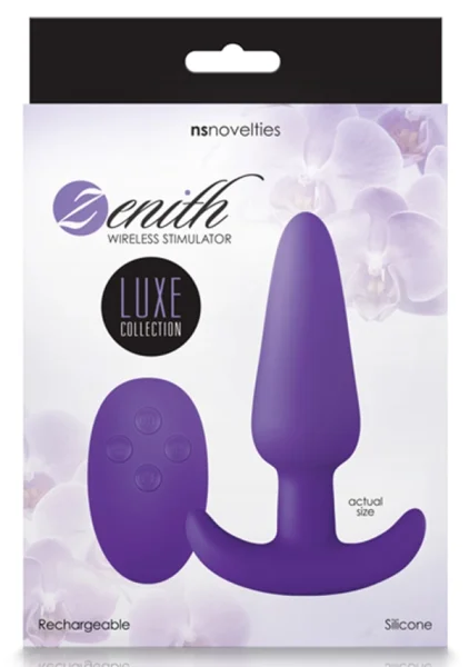 Luxe Zenith Remote Control Rechargeable Silicone Buttplug