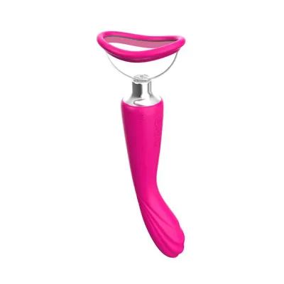 G Spot Vibrator With Pussy Pump Pink