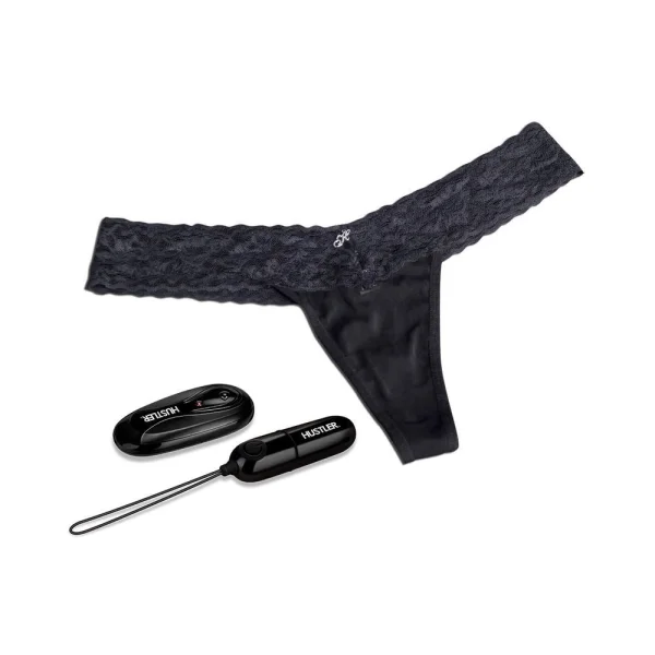 Hustler Remote Control Vibrating Panties Black S/M