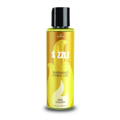 Sizzle Lips Warming Edible Gel Pina Colada 4 2 Fl Oz 125 ml
