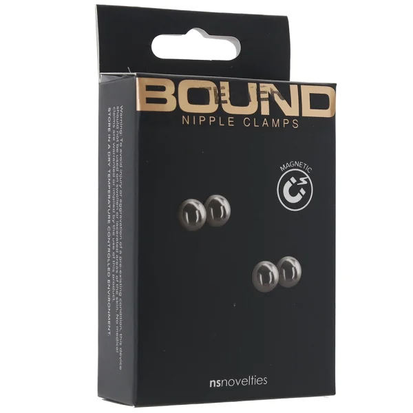 Bound M1 Magnetic Nipple Clamps By NS Novelties - Gunmetal