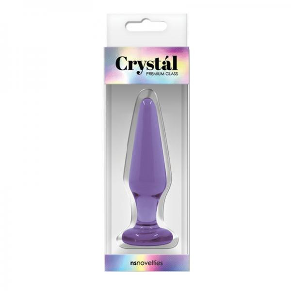 Crystal Glass Plug Blue