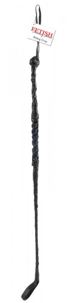 Riding Crop Black Leather