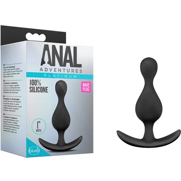 Blush Anal Adventures Platinum Wave Plug