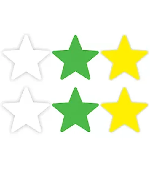 Neon Star Pasties - Multi — image 4 of 4