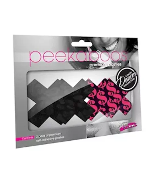 Money Maker X Pasties - Black/pink - Os/xl — image 2 of 2