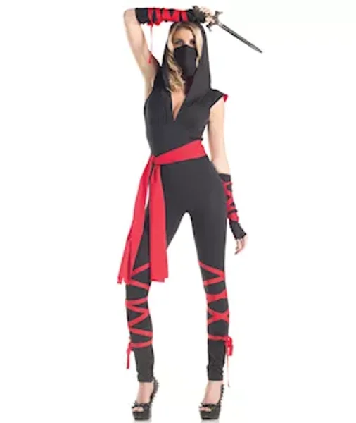 5 Piece  Mortal Ninja - Black / Red  -  1x/2x — image 2 of 2