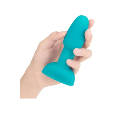 B vibe Usb Rechargeable Petite Rimming Plug Teal 4 9 Inch