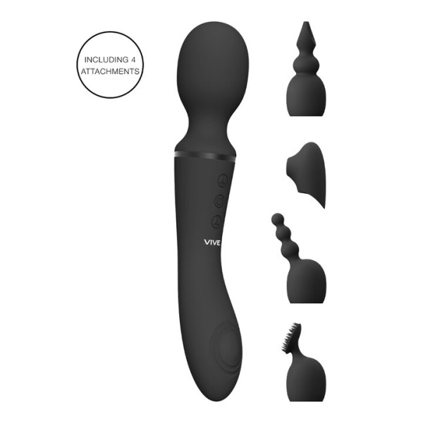 VIVE Nami 20 Function Clitoral Suction G-Spot Wand Pulse Vibe