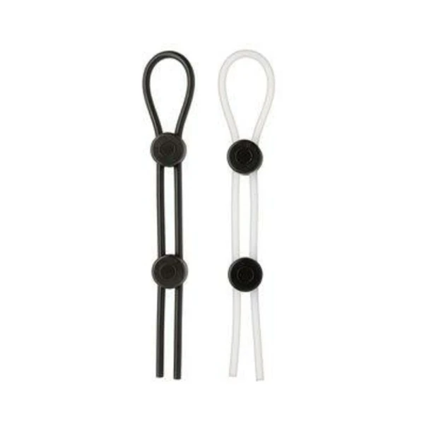Cock Rings: Pro Sensual XL Pro Rings Black & Clear 2 Pack