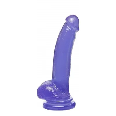 Basix Rubber Works 9 Inches Suction Cup Dong Purple