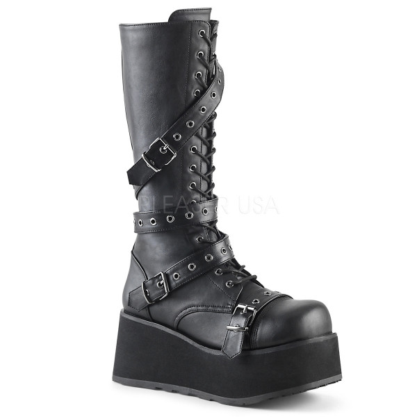3 1/4 inches PF Knee High Boot w/ Wrap Around Straps, Inside Zip