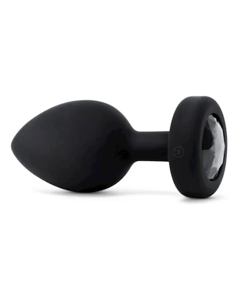 b-Vibe Vibrating Jewel Plug Xxl Black