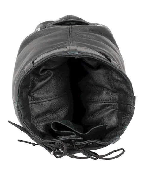 Leather Isolation Mask - Black