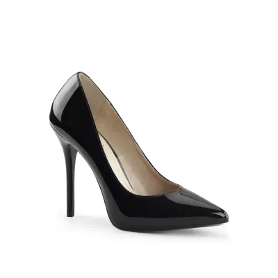 Amuse 5 Black Hidden Platform Classic Pump By Pleaser