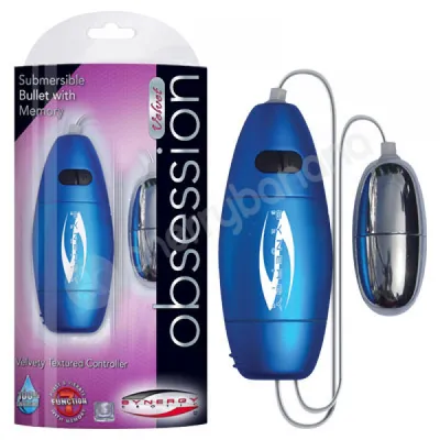 Velvet Obsession Blue Vibrating Bullet