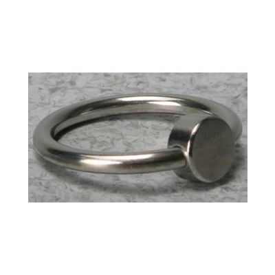 Penis Head Glans Ring With Pressure Point Silver