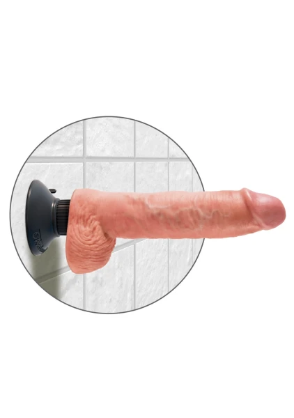 King Cock 10'' Vibrating Cock with Balls