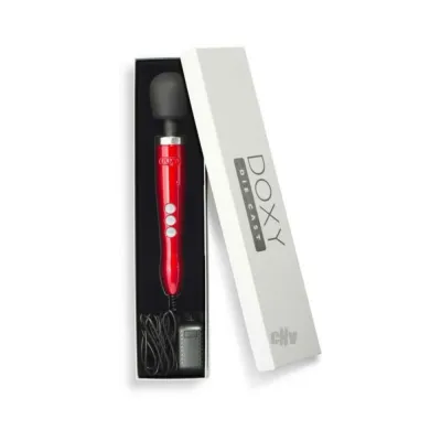 Personal Massagers Doxy Die Cast Wand Vibrator Red